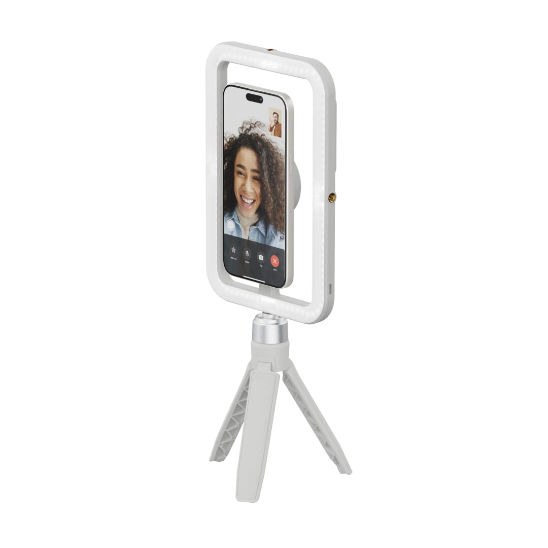 ShiftCam SnapStudio Light - LED-Magnetringlicht mit regelbarer Helligkeit, regelbarer Temperatur, US