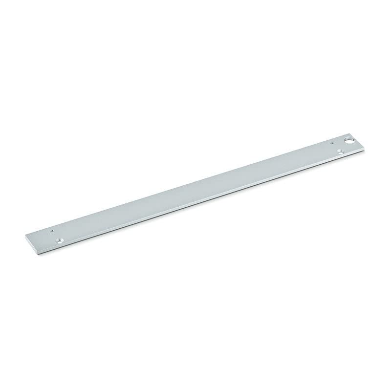Montageplatte f.f.E-Gleitschiene BG silber GEZE