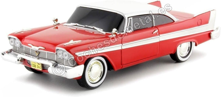 Greenlight Collectibles – Plymouth Fury 1958 Diecast Modellauto "Christine" – Massstab 1/24 – "Evil