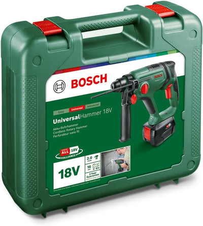 Bosch Akku-Bohrhammer UniversalHammer 18V (1x Akku 4,0 Ah; 18 Volt System; zum Bohren, Hammerbohren,