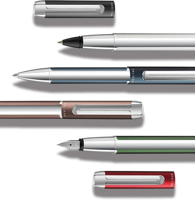 Pelikan 817431 Kugelschreiber Pura, Waldgrün, 1 Stück inklusive Grossraummine vom Typ Pelikan 337 Wa