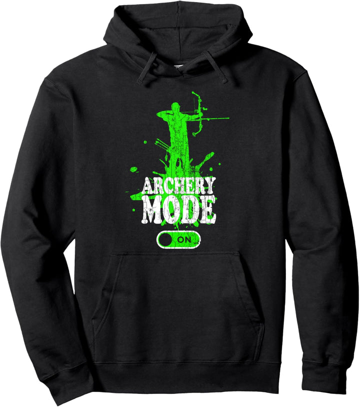 Bogenschiessen Mode On Lustiger Bogenschiessen Pfeil Bogen Jagd Grafik Pullover Hoodie
