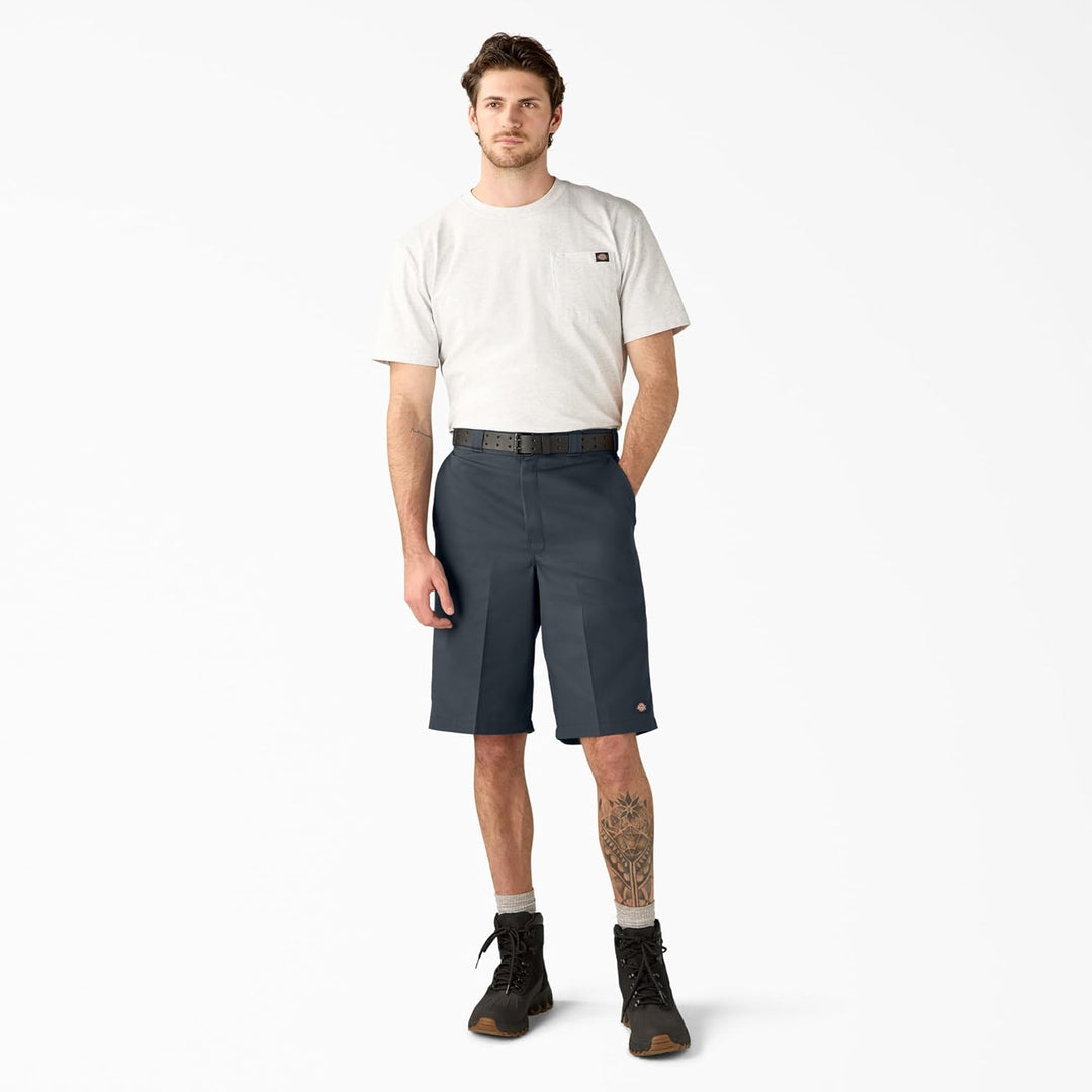 Dickies Herren Big & Tall 33 cm Loose Fit Multi-Pocket Arbeitsshorts, Grau (Graphite//Nature's Delig