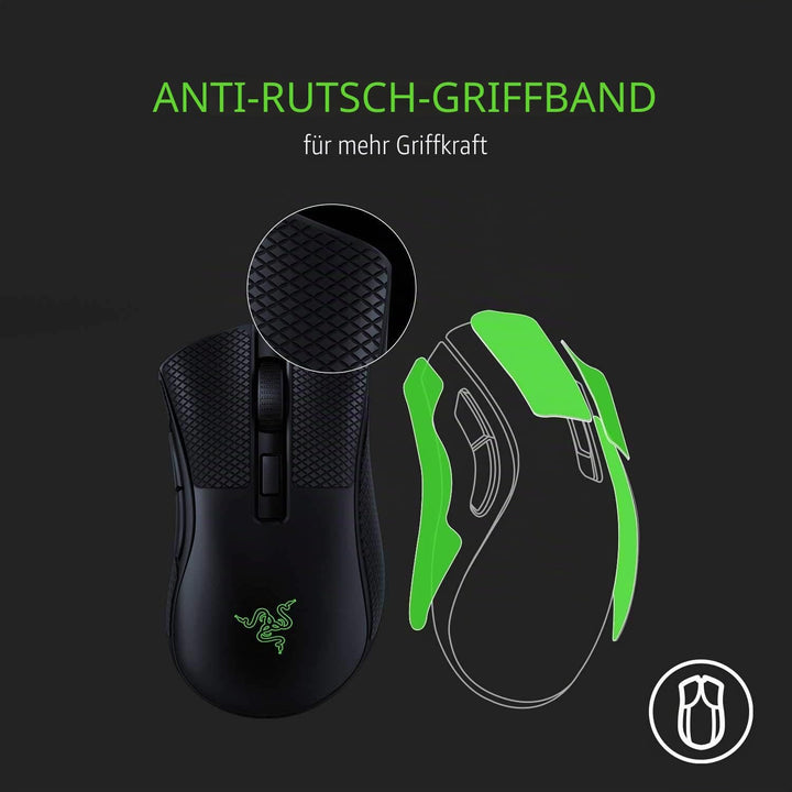 Razer DeathAdder V2 Mini-USB-Gaming-Maus: Optischer Sensor mit 8500 K DPI, 62 g leichtes Design, Chr
