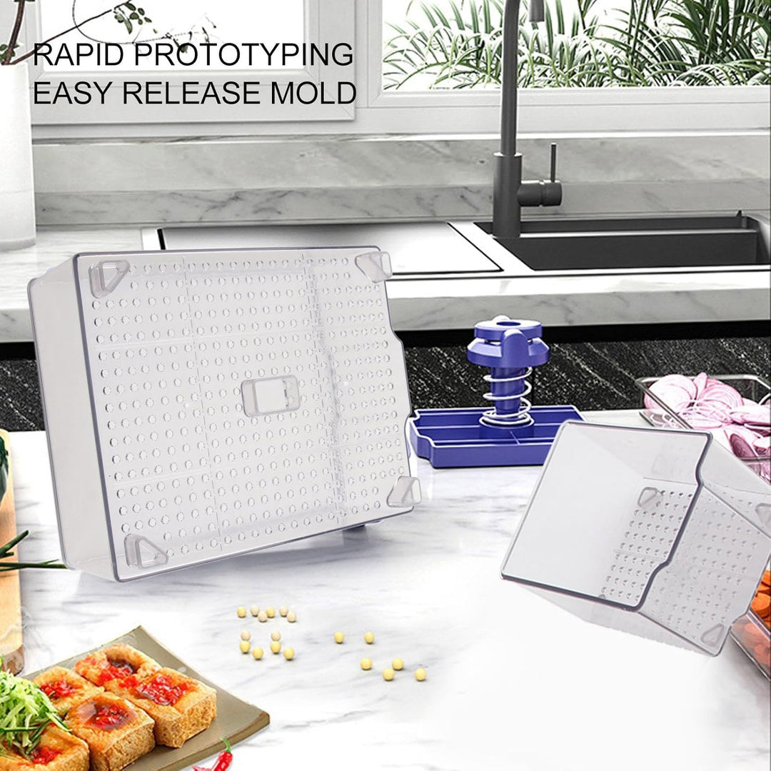 Topyond Tofu Presse Tofu-Presse-Maker-Kit,DIY-Kunststoff-Tofu-Käsepresse,Tofu Maker Tofu Press,Käsep