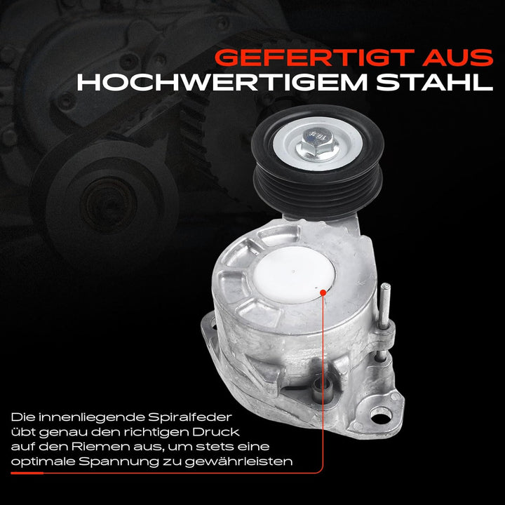 Frankberg Spannrolle Riemenspanner Kompatibel mit IQ J1 1.3L Benzin 2009-2015 16620-47020