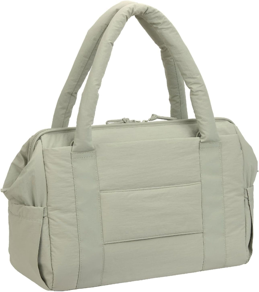 LÄSSIG Wickeltasche Schultertasche mit Laptopfach Yula Weekender Mint hellgrün