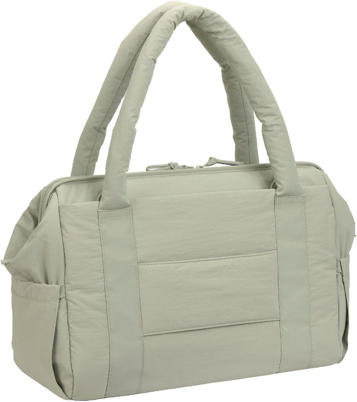 LÄSSIG Wickeltasche Schultertasche mit Laptopfach Yula Weekender Mint hellgrün