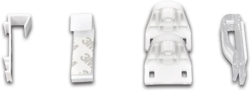 WIFESE Doppelrollo Seitenzug 120x175 cm grau Verdunkelungsrollo Rollos FüR Fenster Ohne Bohren Fenst