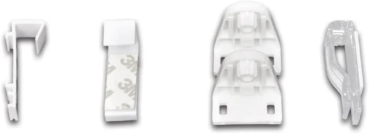 WIFESE Doppelrollo Seitenzug 120x175 cm grau Verdunkelungsrollo Rollos FüR Fenster Ohne Bohren Fenst