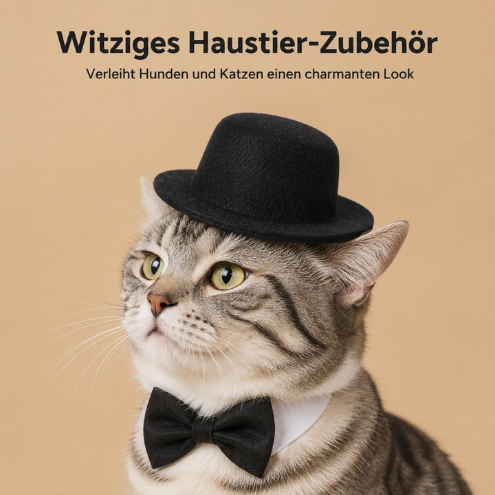 HEMOTON 4 Stück Zylinder Haarspangen Hüte Dekorative Haarnadeln Kleine Formelle Hüte Haarspange Schw