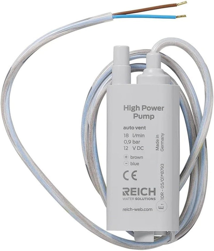 Moritz Tauchpumpe 12V 18 l/min 0,9 bar mit Entlüftung – Wohnmobil | High Power, Auto Vent, Ø45 mm, 3