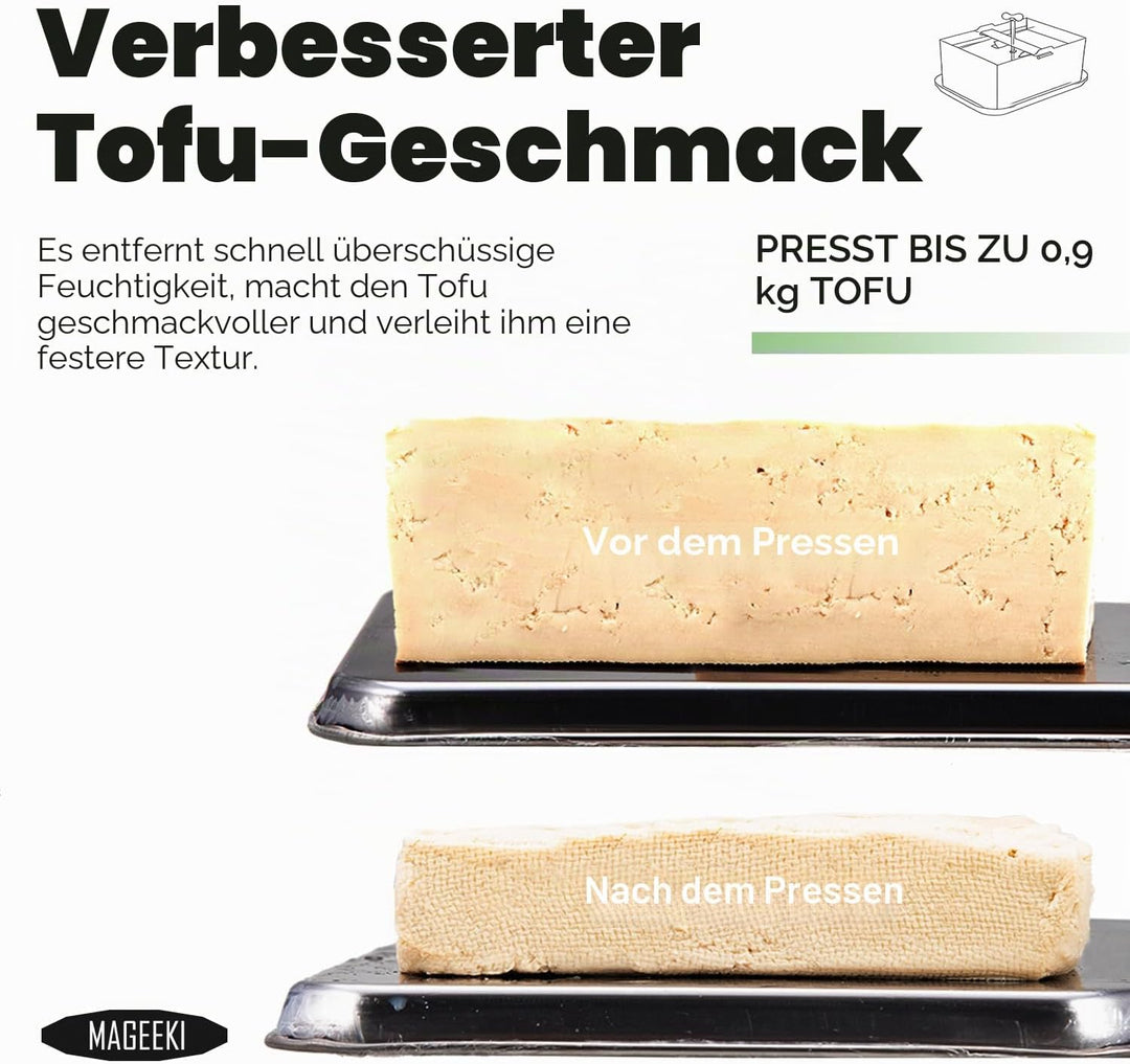 Tofupresse aus Edelstahl, Tofu-Presser, schnelle und effiziente Wasserentfernung für festen Tofu, le