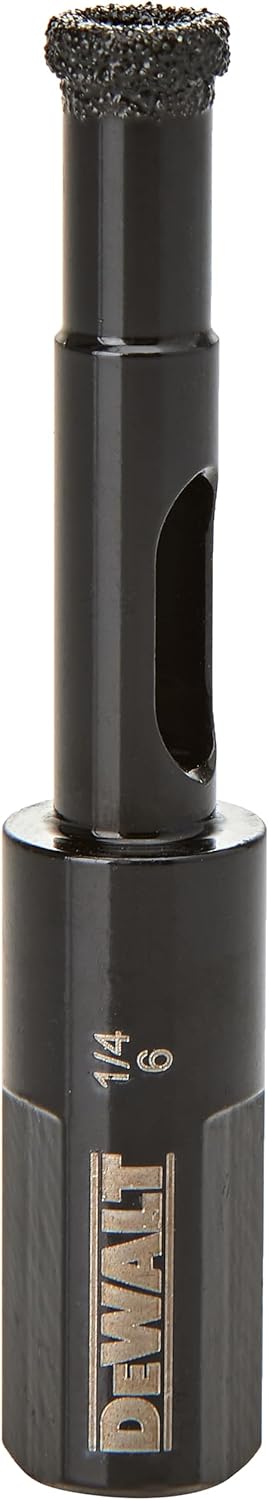 DeWalt DT6038-QZ - Broca de diamante de 6mm para perforación en azulejo