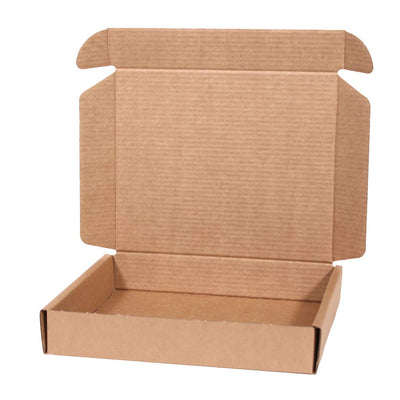 Only Boxes Karton aus Wellpappe, für Postversand, selbstaufbaubar, zur Aufbewahrung, Grösse L, 31 x