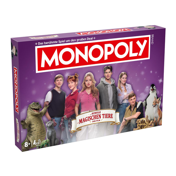 Winning Moves Monopoly Die Schule der magischen Tiere Edition - Monopoly Spiel für Fans - Familiensp