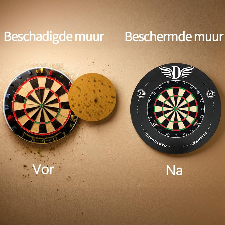 Dartscheibe Dart ZubehöR-Dart Surround Eva T:2.5cm,Dartscheibe Schutzring FüR Verpasste WüRfe,Einfac