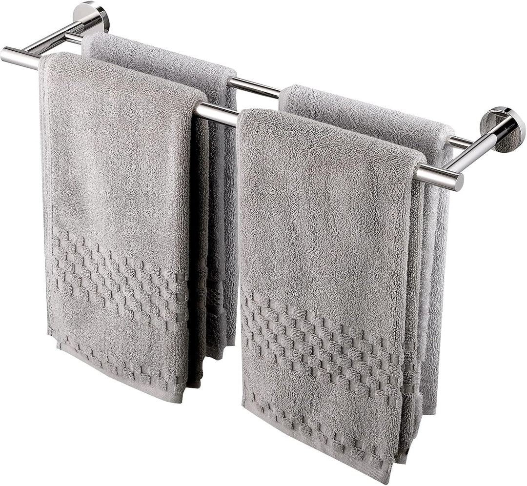 KES Handtuchhalter Doppelt Handtuchstange Badetuchhalter Edelstahl SUS304 Handtuch Halter Bad Handtu