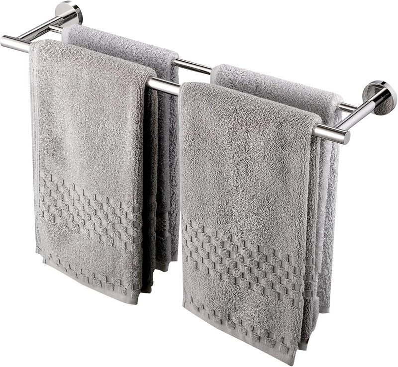 KES Handtuchhalter Doppelt Handtuchstange Badetuchhalter Edelstahl SUS304 Handtuch Halter Bad Handtu