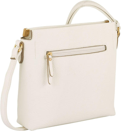 Gabor bags Gela Damen Umhängetasche Crossbody Bag Mittelgross Weiss