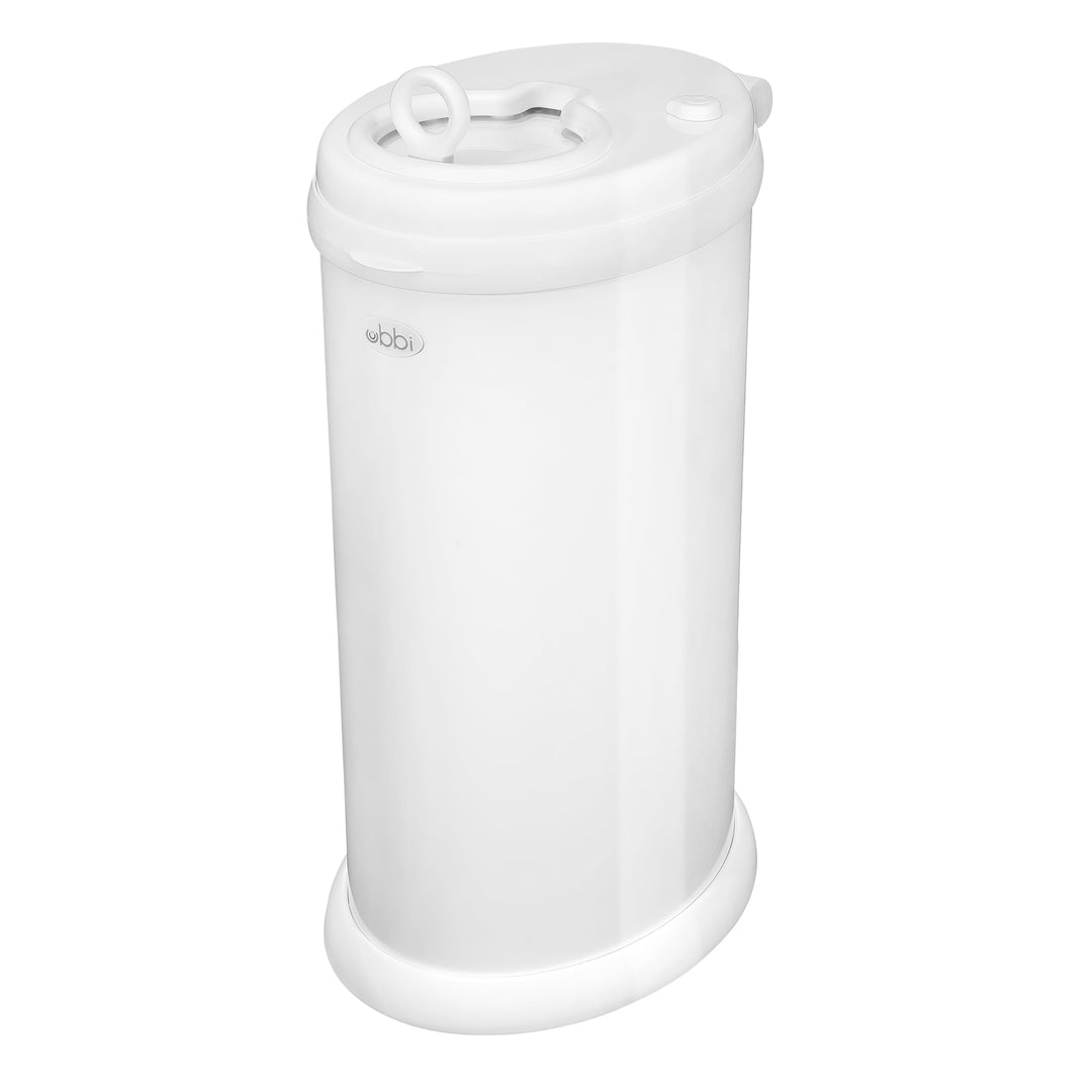 Ubbi Edelstahl Windeleimer, Weiss White, White