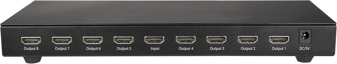 StarTech.com 8 Port 4K 60Hz HDMI Splitter - HDR Unterstützung - 7.1 Surround Audio Sound - HDMI Vert