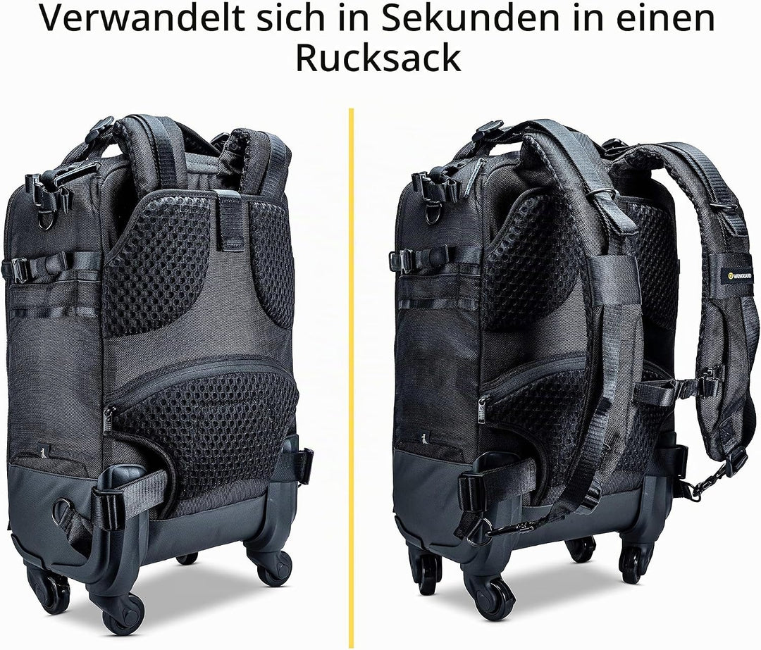 Vanguard Kameratasche Trolley Rucksack VEO Select 55BT schwarz VEO SELECT 55BT BK, VEO SELECT 55BT B