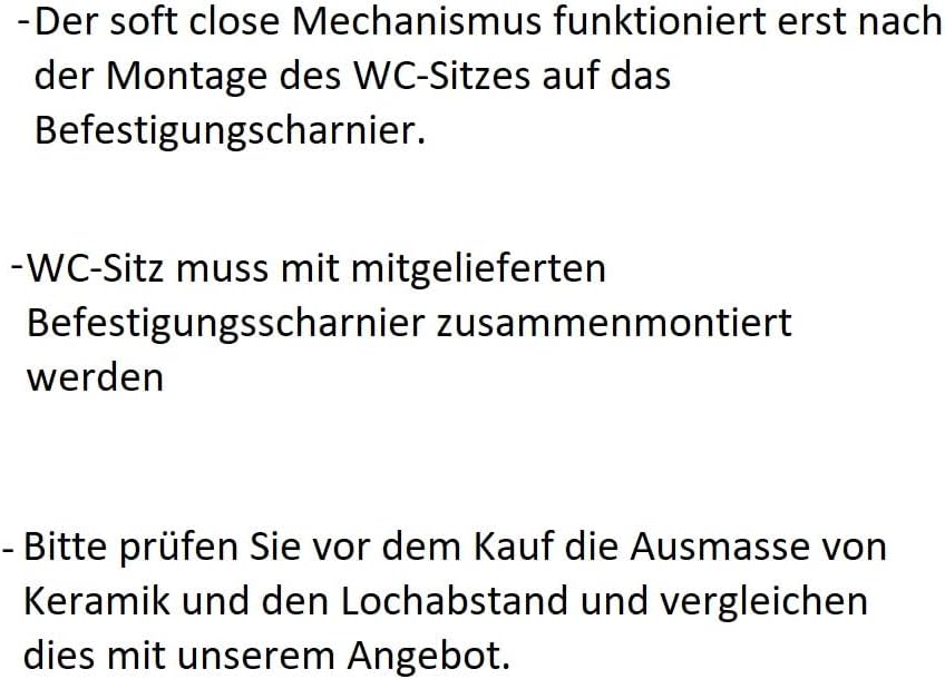 Ramm Toilettensitz mit Absenkautomatik Soft Close | WC Sitz aus antibakteriellem Duroplast mit Quick