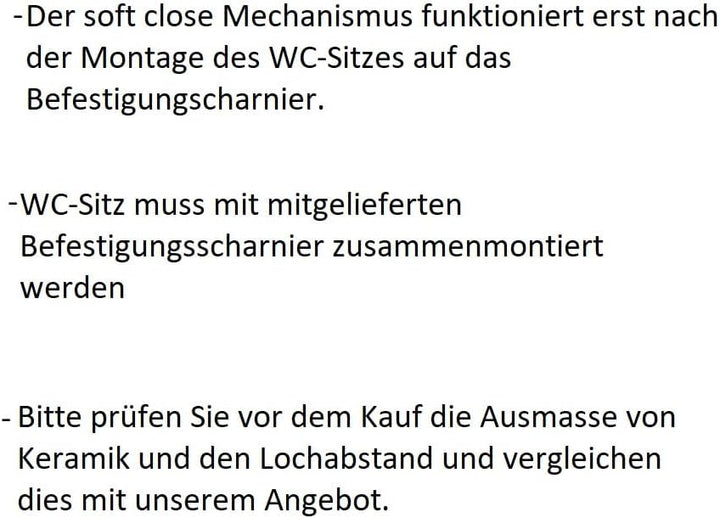 Ramm Toilettensitz mit Absenkautomatik Soft Close | WC Sitz aus antibakteriellem Duroplast mit Quick
