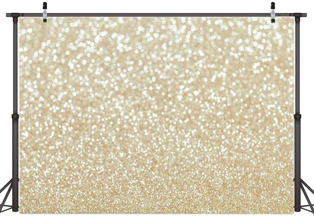 AIIKES 7x5FT Gold Bokeh Fotografie Hintergrund Gold Glitter Hintergrund Neugeborenes Baby Fotografie