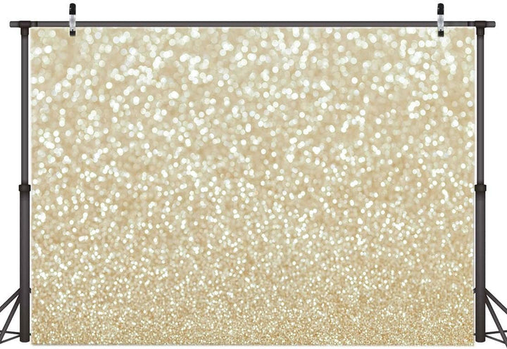 AIIKES 7x5FT Gold Bokeh Fotografie Hintergrund Gold Glitter Hintergrund Neugeborenes Baby Fotografie