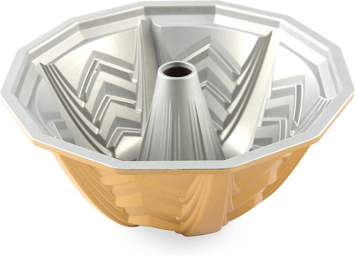 Nordic Ware Backform Marquee Bundt Pan Aluminium Gold, 25,7cm x 25,7cm, NW 90577