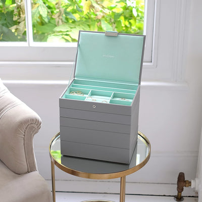 Stackers Grau Mint Klassisch Schmuckschatulle - 5 Dove Grey/Mint Green, Dove Grey/Mint Green