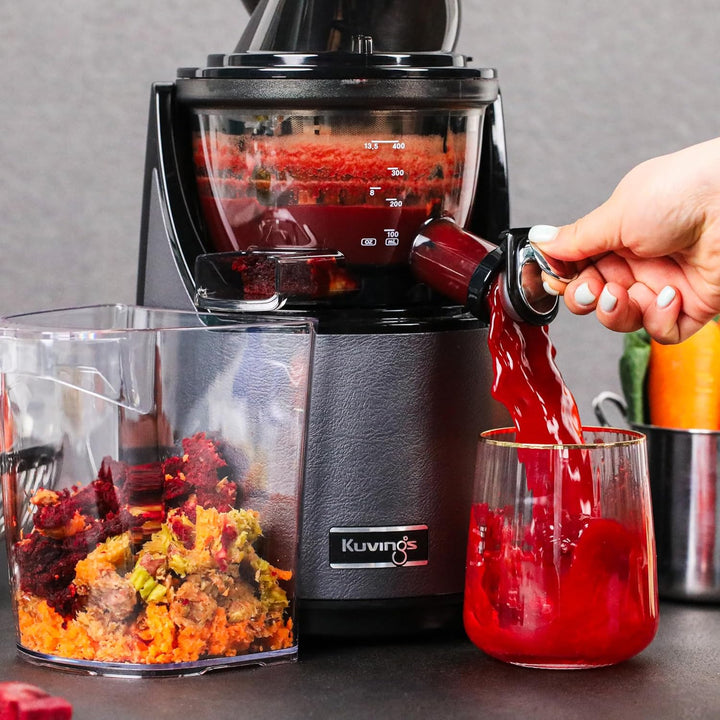 Kuvings EVO820 Slow Juicer Saftpresse – Entsafter mit grossem Einfüllschacht und starkem 240W Motor
