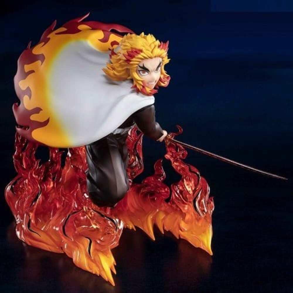 Bandai Tamashii Nations Demon Slayer – Kyojuro Rengoku Flame – Statuette FiguartsZero 15 cm, BAS6210