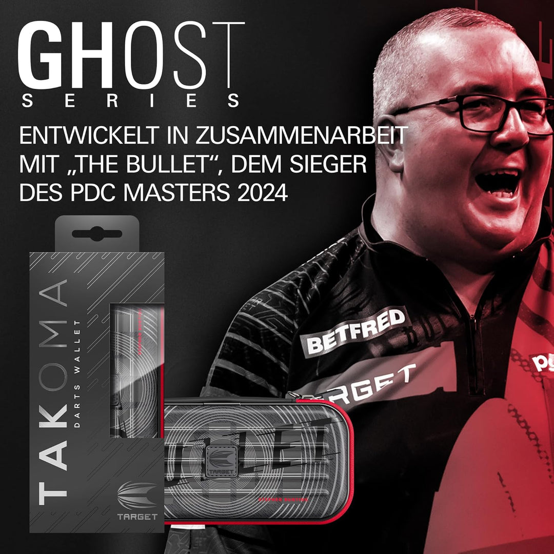 Target Darts Stephen Bunting Ghost Series Takoma Wallet Regular – Dartkoffer schwarz/weiss | The Bul