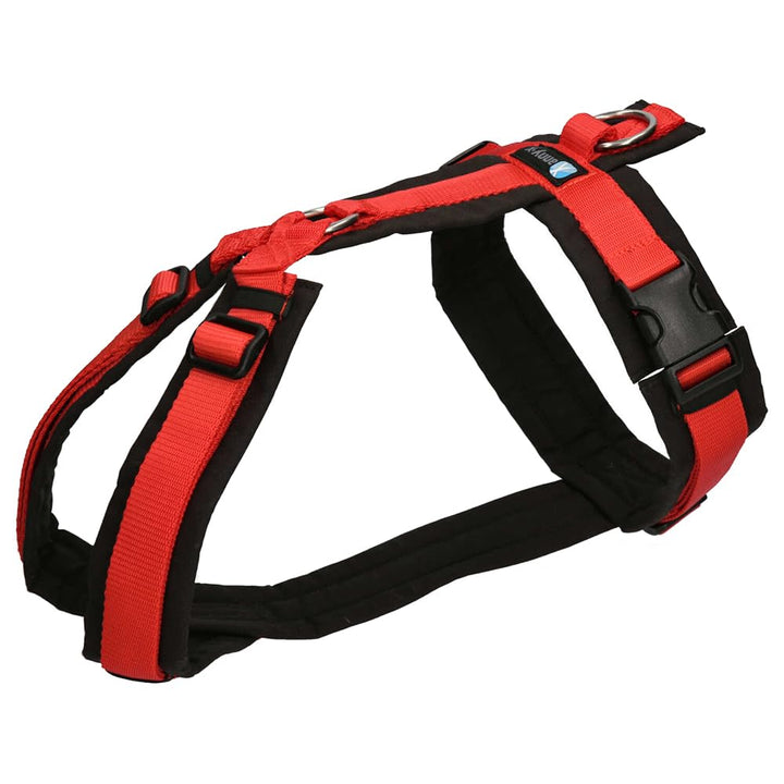 anny-x Brustgeschirr Fun schwarz rot - Gr. XS schwarz rot XS, schwarz rot XS