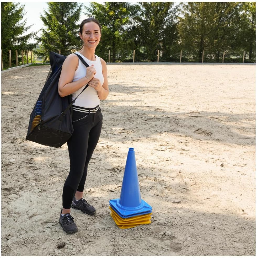 Dönges Tasche für Pylonen (Agility Bodenarbeit Hundesport Outdoortasche Reitsport Reittraining Marki