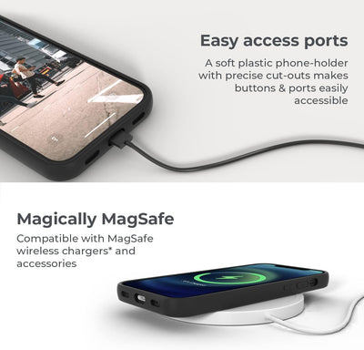 Snakehive Metro Lederhülle Kompatibel Mit Apple iPhone 12 || Echtleder Handyhülle mit Standfunktion