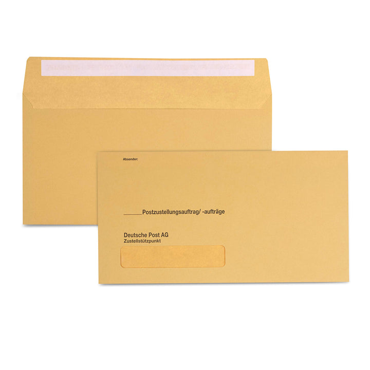 500 x Äussere Postzustellungs-Hüllen Postzustellungshüllen Postzustellungsumschläge 3491015
