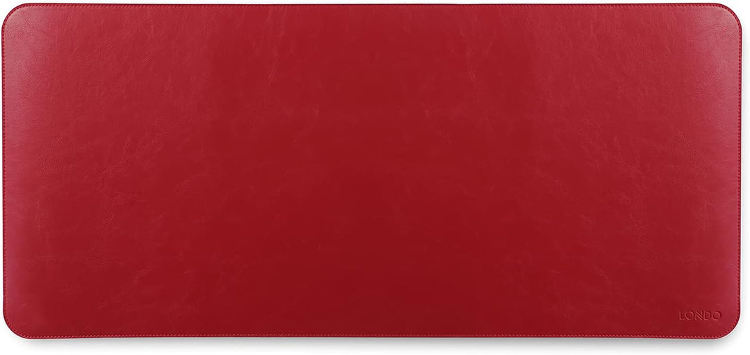 Londo Leder Verlängerter Mouspad, Multifunktionale Schreibtischunterlage - Rutschfesten Unterseite,