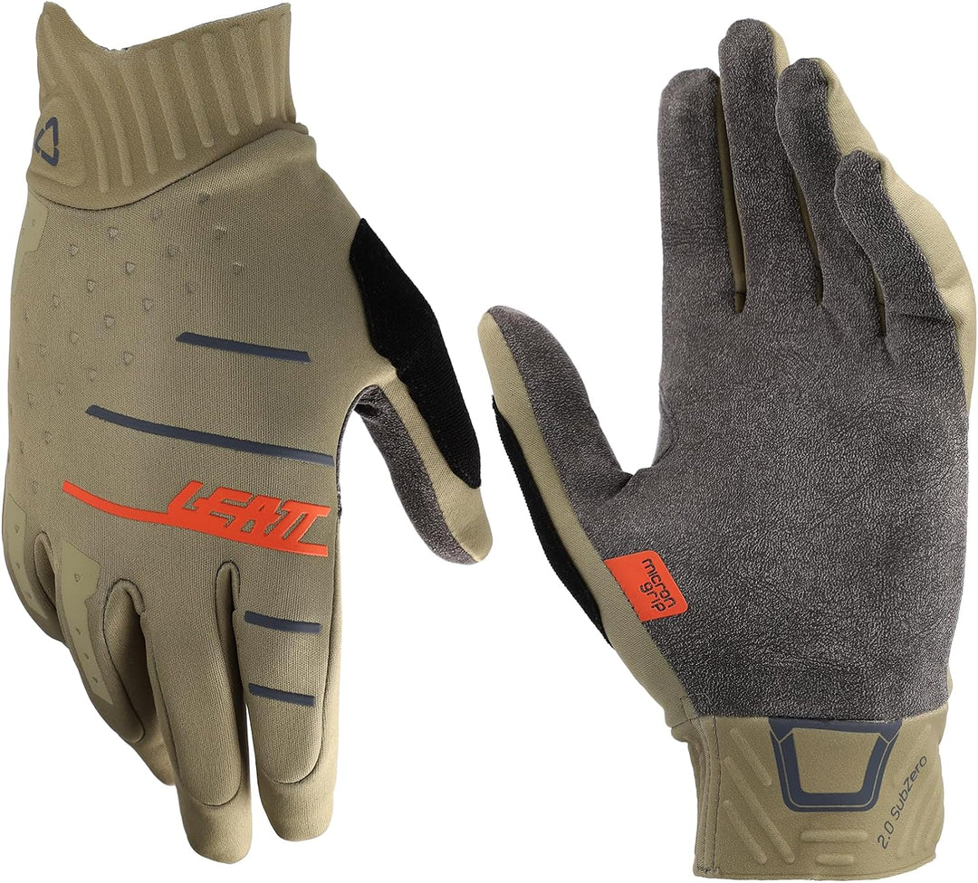 Leatt Unisex – Erwachsene Handschuhe MTB 2.0 Subzero, L/Eu9/Us10, Dune, grün, L