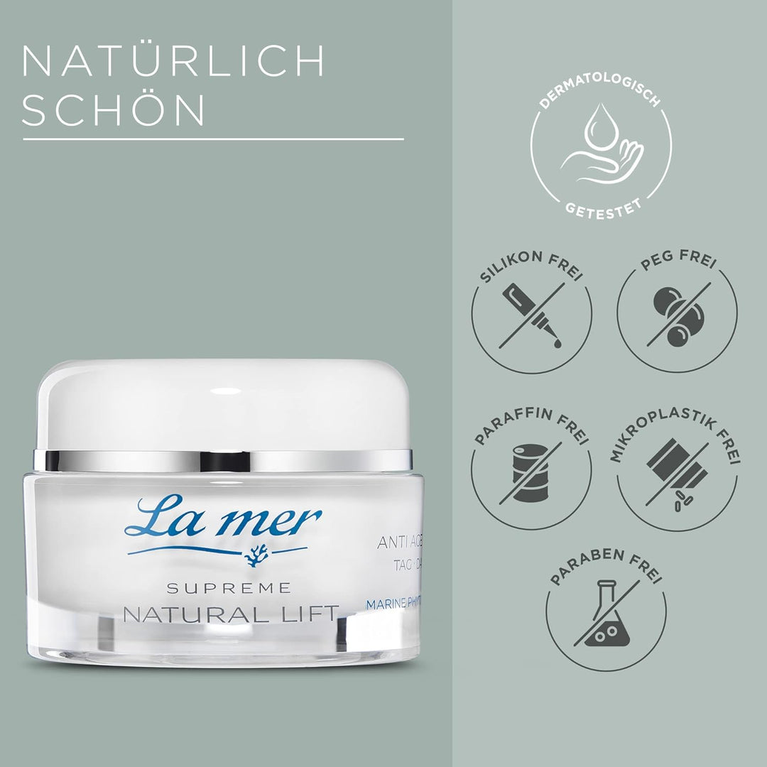 La mer Supreme Natural Lift Anti Age Cream Tag - Gesichtscreme für den Tag - Straffende und glättend