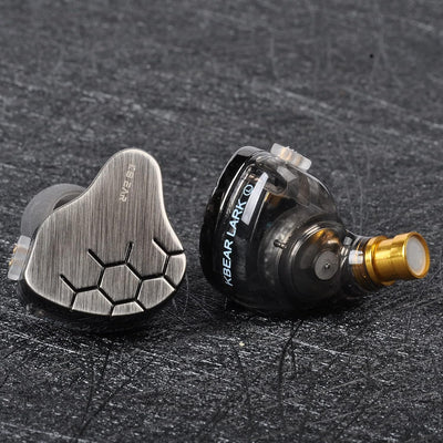 KINBOOFI KBEAR Lark In-Ear-Kopfhörer, Metallgehäuse & PC-Hohlraum 1DD 1BA Hybrid-Treiber In-Ear-Moni