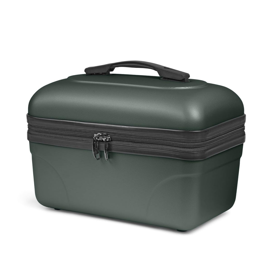 Kinston Kosmetiktasche für Reisen, Kosmetiktasche, grosses Fassungsvermögen Grün (Vert Anglais) gros