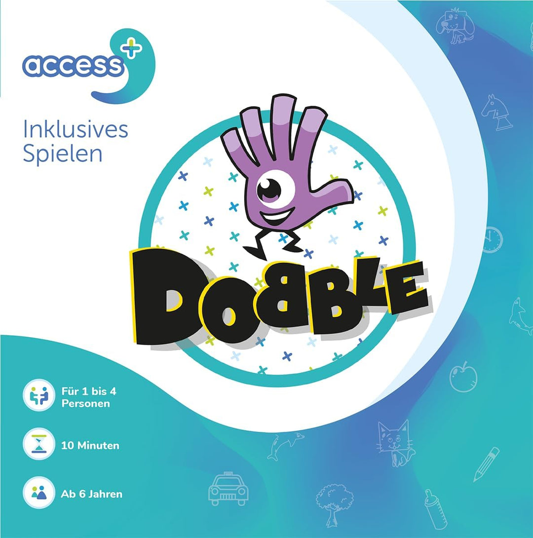 Access+, Dobble Access+, Familienspiel, Kartenspiel, 1-4 Spieler, Ab 6+ Jahren, 10 Minuten, Deutsch,