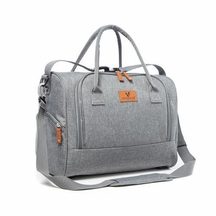 Cangaroo Wickeltasche Jossie Wickelunterlage, Reissverschluss, Gurt verstellbar, Farbe:grau, grau