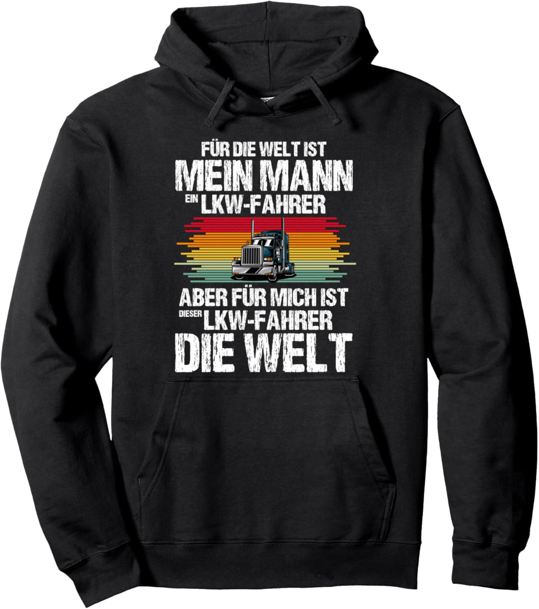 LKW Fahrer Brummi Kraftfahrer Namensschild LKW Zubehör Pullover Hoodie