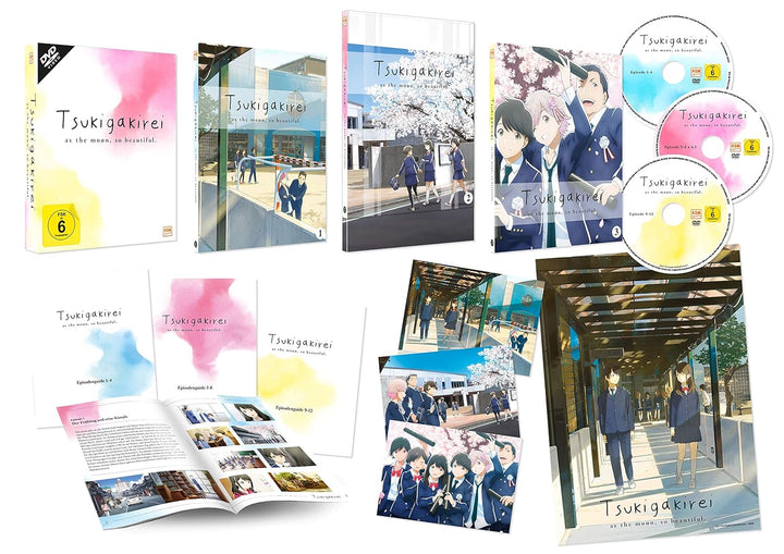 Tsuki Ga Kirei - Gesamtedition Episode 01-12 [3 DVDs], DVD