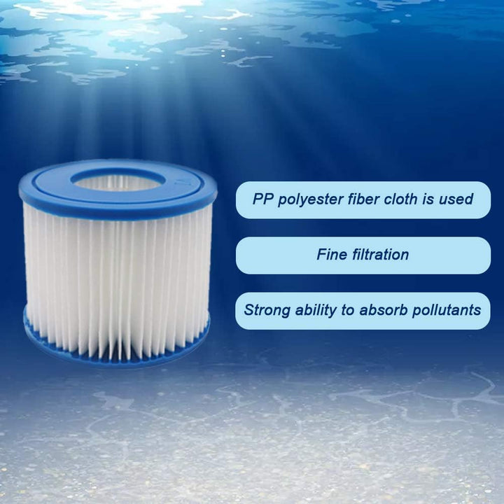 WuYan Ersatz Whirlpool Filterkassette für Best-Way für Flowclear Grösse VI Ersatzfilterkassette für